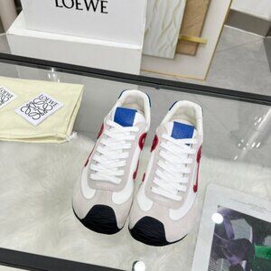 Loewe red blue ballet runner sneakers